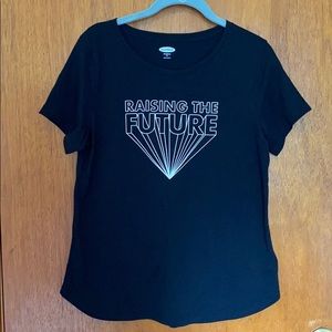 NWOT Old Navy RAISING THE FUTURE Tee - Medium